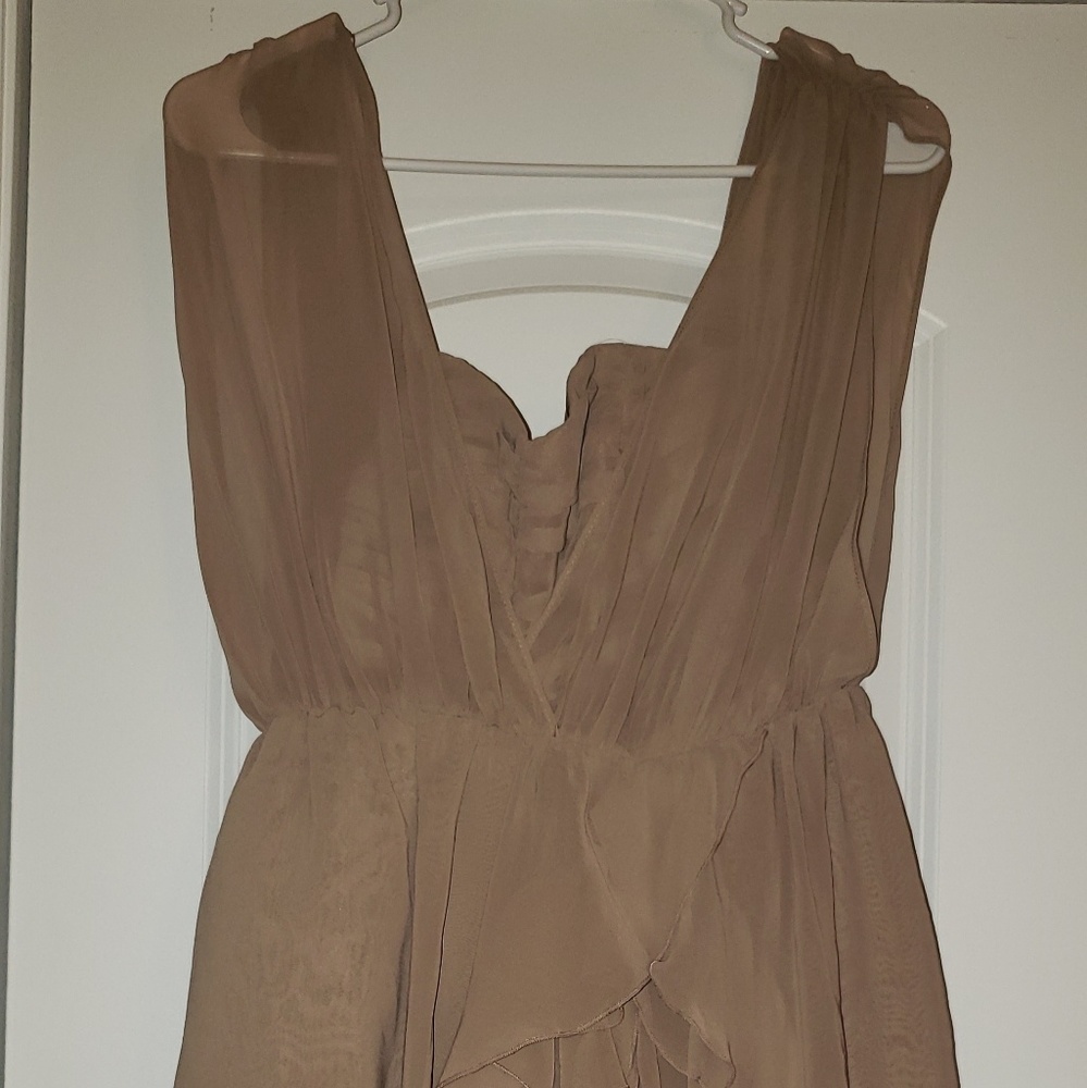 H&m beige dress